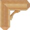 Ekena Millwork Merced Craftsman Rough Sawn Bracket, Western Red Cedar, 6"W x 18"D x 18"H BKT06X18X18MRC04RWR - alternate 2